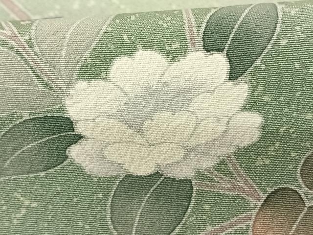 平和屋着物●訪問着　友禅　作家物　枝花文　暈し染め　正絹　逸品　AABF0442fy 平和屋着物○訪問着 友禅 作家物 枝花文 暈し染め 正絹