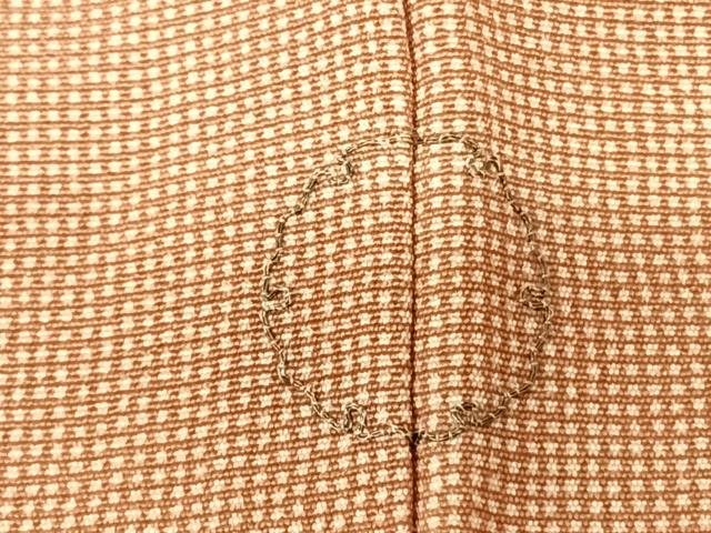 平和屋着物○江戸小紋 作家物 角通し 正絹 逸品 AABF0462fy