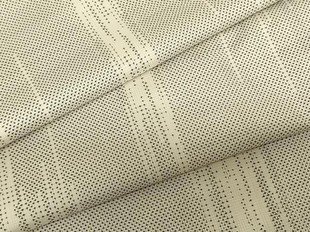 平和屋着物●本場大島紬 白大島 カタス7マルキ 霞文 正絹 逸品 AABF0471fy