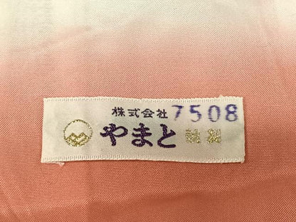 平和屋着物●本場大島紬 白大島 舞蝶間道 やまと誂製 正絹 逸品 AABF0474fy