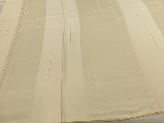 平和屋着物●上質な小紋 縞 ロング丈 正絹 逸品 AABF0479fy