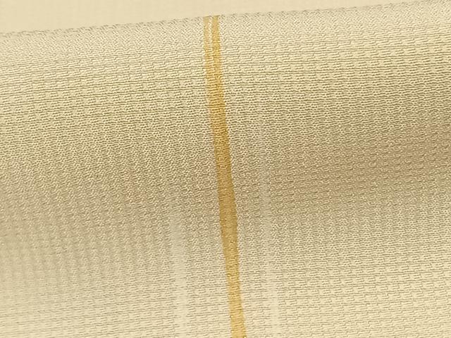 平和屋着物●上質な小紋 縞 ロング丈 正絹 逸品 AABF0479fy