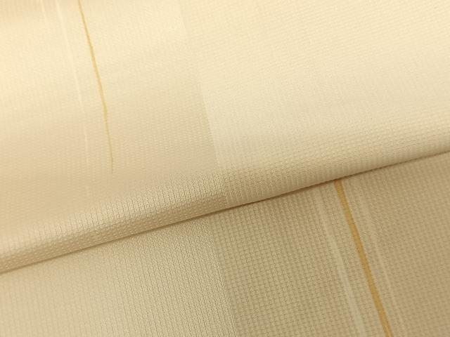 平和屋着物●上質な小紋 縞 ロング丈 正絹 逸品 AABF0479fy
