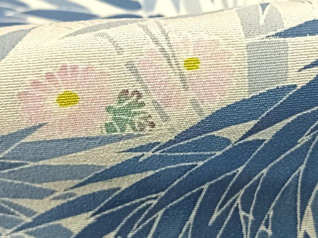 平和屋着物●本加賀友禅作家 毎田仁郎 色留袖 笹竹花文 正絹 逸品 AABF0490fy