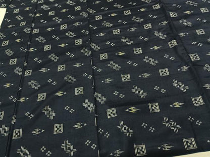 平和屋着物●本場琉球絣 紬 正絹 逸品 AABF0492fy