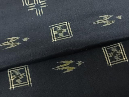 平和屋着物●本場琉球絣 紬 正絹 逸品 AABF0492fy