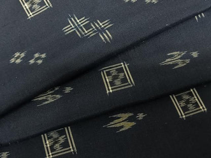 平和屋着物●本場琉球絣 紬 正絹 逸品 AABF0492fy