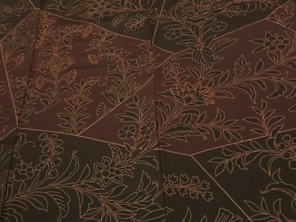 平和屋着物●訪問着 刺繍 切嵌花文 正絹 逸品 AABF0493fy