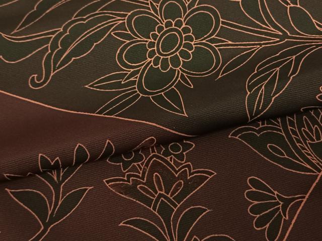 平和屋着物●訪問着 刺繍 切嵌花文 正絹 逸品 AABF0493fy