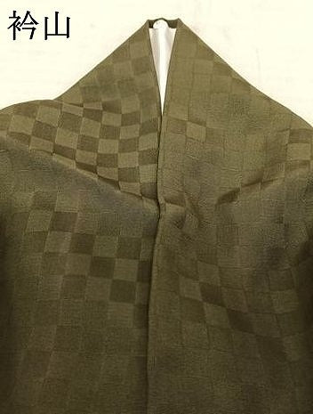 平和屋着物●上質な小紋 草花文 正絹 逸品 AABF0500fy