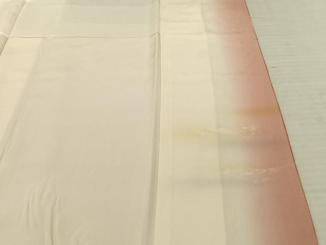 平和屋着物●人間国宝 福田喜三郎 訪問着 霞文 暈し染め 金彩 正絹 逸品 AABF0506fy