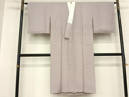 平和屋着物●長襦袢 無双仕立て 麻の葉文様 正絹 逸品 AABF0512fy