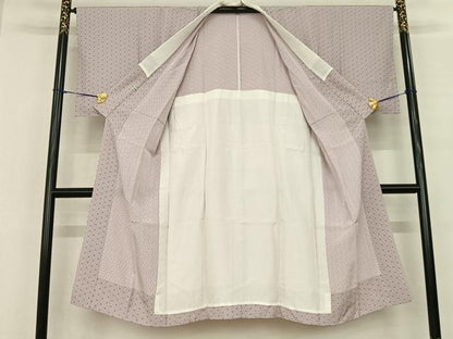 平和屋着物●長襦袢 無双仕立て 麻の葉文様 正絹 逸品 AABF0512fy