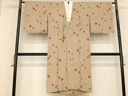 平和屋着物●長襦袢 無双仕立て 鈴 金彩 正絹 逸品 未使用 AABF0515fy