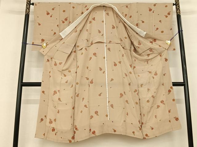 平和屋着物●長襦袢 無双仕立て 鈴 金彩 正絹 逸品 未使用 AABF0515fy