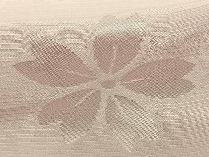 平和屋着物●振袖用長襦袢 無双仕立て 舞花地紋 鴇鼠色 やまと誂製 半衿刺繍 正絹 逸品 AABF0523fy