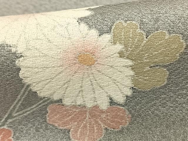 平和屋着物●訪問着 友禅 枝花文 暈し染め 正絹 逸品 AABF0530fy