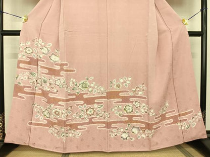 平和屋着物●訪問着 辻が花 暈し染め 金彩 正絹 逸品 AABF0534fy
