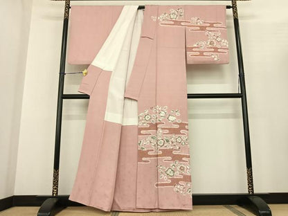 平和屋着物●訪問着 辻が花 暈し染め 金彩 正絹 逸品 AABF0534fy