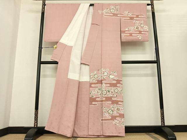 平和屋着物●訪問着 辻が花 暈し染め 金彩 正絹 逸品 AABF0534fy