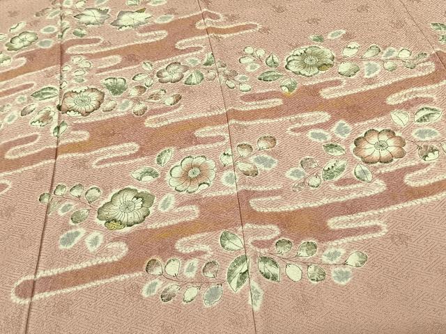平和屋着物●訪問着 辻が花 暈し染め 金彩 正絹 逸品 AABF0534fy