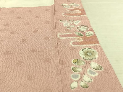 平和屋着物●訪問着 辻が花 暈し染め 金彩 正絹 逸品 AABF0534fy