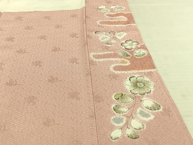 平和屋着物●訪問着 辻が花 暈し染め 金彩 正絹 逸品 AABF0534fy