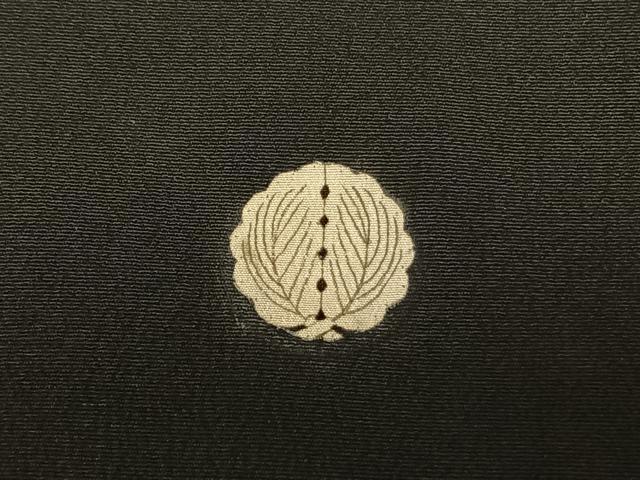 平和屋着物●アンティーク 大正ロマン 黒留袖 刺繍 宝船 暈し染め 金銀糸 金彩 両褄 江戸褄 正絹 逸品 AABF0537fy