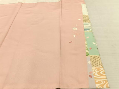 平和屋着物●豪華振袖 駒刺繍 花丸文 金銀彩 正絹 逸品 AABF0542fy