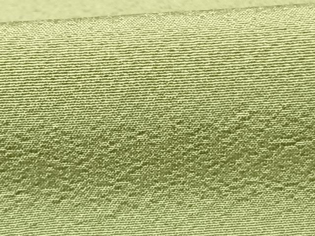 平和屋着物●上質な色無地 若葉色 正絹 逸品 AABF0543fy