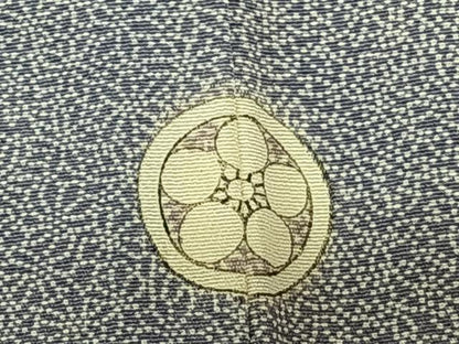 平和屋着物●江戸小紋 草花文 正絹 逸品 AABF0548fy