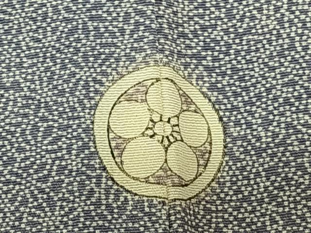 平和屋着物●江戸小紋 草花文 正絹 逸品 AABF0548fy