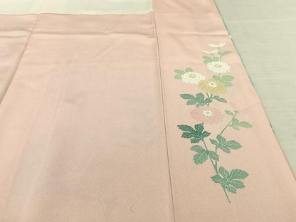 平和屋着物●訪問着 友禅 作家物 花鳥文 暈し染め 正絹 逸品 AABF0551fy
