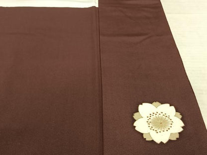 平和屋着物●訪問着　舞花文　金彩　鬼しぼ縮緬　正絹　逸品　AABF0555fy
