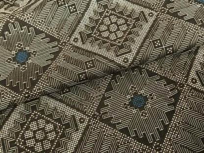 平和屋着物●本場大島紬 龍郷絣 正絹 逸品 AABF0557fy