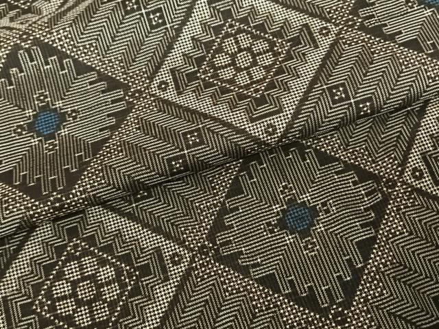 平和屋着物●本場大島紬 龍郷絣 正絹 逸品 AABF0557fy