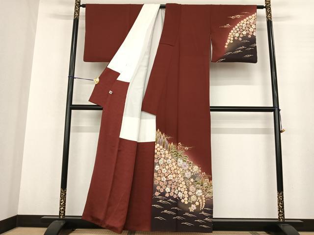 平和屋着物●訪問着 作家物 絞り 辻が花 暈し染め 金彩 健勝苑扱い 正絹 逸品 AABF0565fy