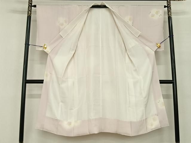 平和屋着物●長襦袢 袷 舞花文 正絹 逸品 AABF0567fy