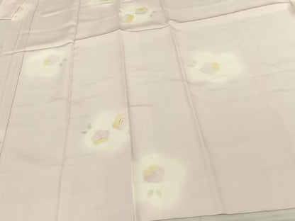 平和屋着物●長襦袢 袷 舞花文 正絹 逸品 AABF0567fy