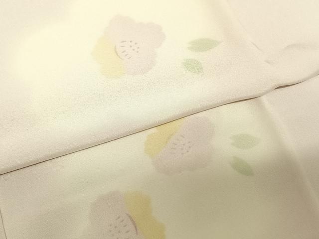 平和屋着物●長襦袢 袷 舞花文 正絹 逸品 AABF0567fy
