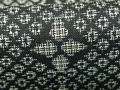 平和屋着物●本場大島紬 割り込み絣 正絹 逸品 AABF0578fy