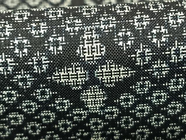 平和屋着物●本場大島紬 割り込み絣 正絹 逸品 AABF0578fy