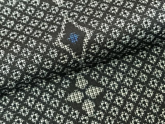 平和屋着物●本場大島紬 割り込み絣 正絹 逸品 AABF0578fy