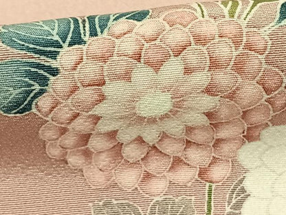 平和屋着物●訪問着 友禅 枝花文 暈し染め 正絹 逸品 AABF0579fy