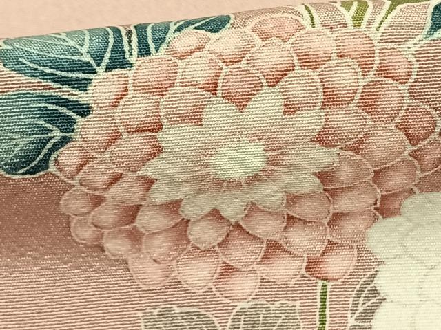 平和屋着物●訪問着 友禅 枝花文 暈し染め 正絹 逸品 AABF0579fy