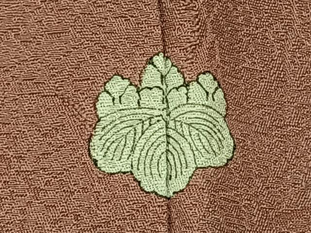 平和屋着物●上質な色無地 紋意匠 退紅色 正絹 逸品 AABF0582fy