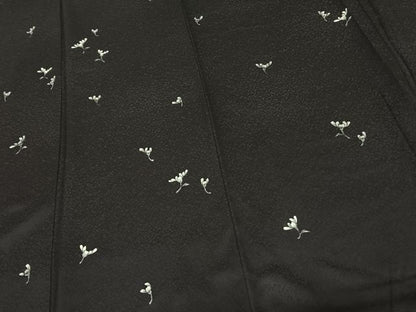平和屋着物●狩野嘉一郎　訪問着　ろうけつ染め　手描き　舞花文　正絹　逸品　AABF0604fy