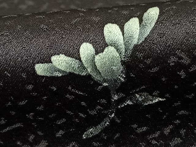 平和屋着物●狩野嘉一郎　訪問着　ろうけつ染め　手描き　舞花文　正絹　逸品　AABF0604fy