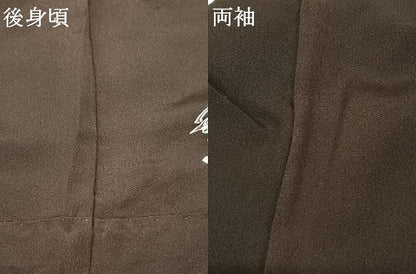 平和屋着物●上質な小紋 河豚 海老 正絹 逸品 AABF0607fy