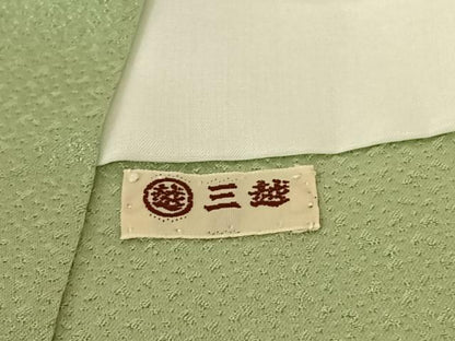 平和屋着物●訪問着　友禅　駒刺繍　雪輪花文　金銀彩　三越扱い　正絹　逸品　AABF0616fy